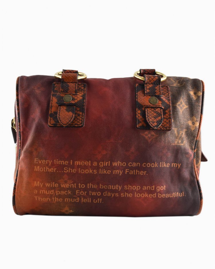 Bolsa Louis Vuitton original Richard Prince Men Crazy limited